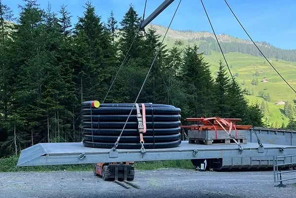 Rohrleitungen Engstligenalpbahn