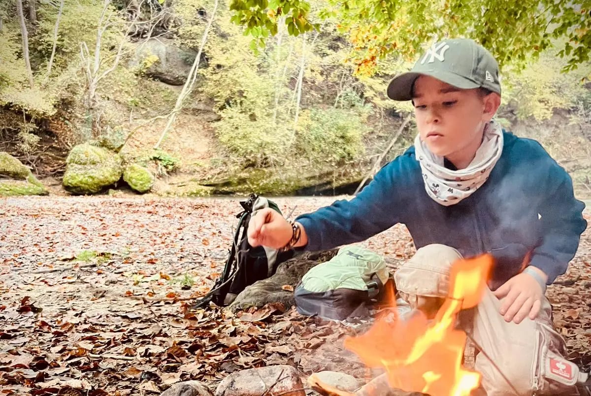 Lean am Lagerfeuer
