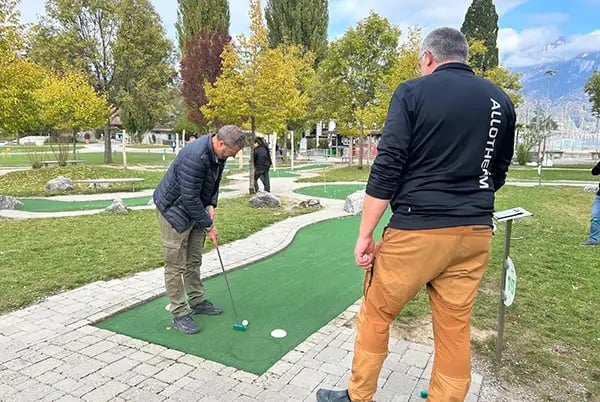 Minigolf zwei Gerus