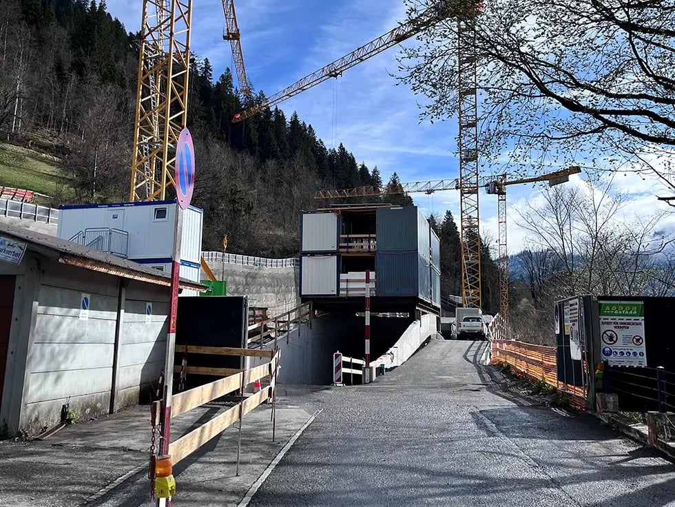 Baustelle Sonnehof Saanen