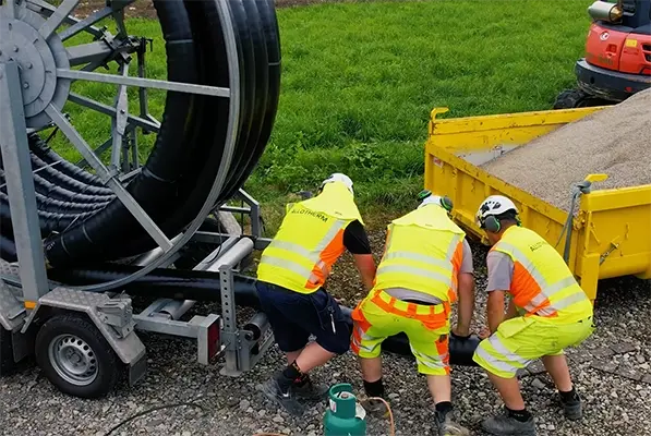 Teamwort Fernwärmeabteilung 