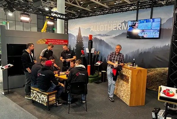 Allotherm an der Holz Messe Basel